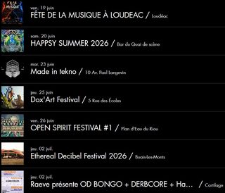 Multiple Music Events